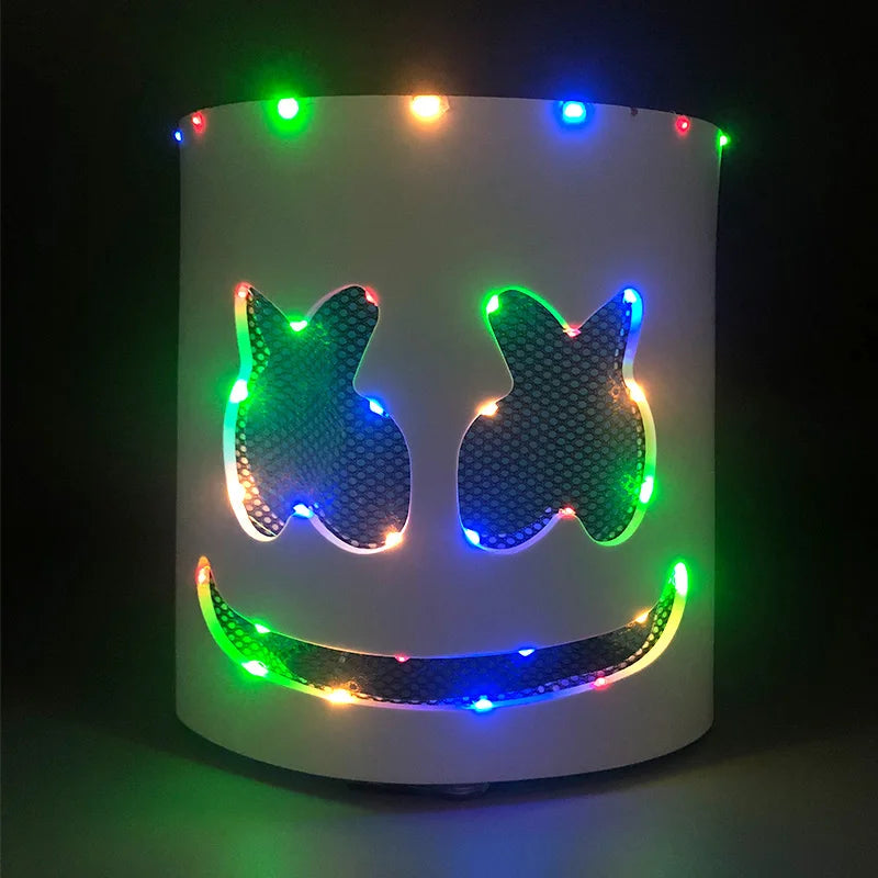 LED DJ Maska – Marshmello Štýl Helma