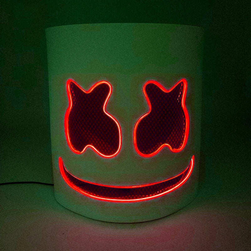 LED DJ Maska – Marshmello Štýl Helma