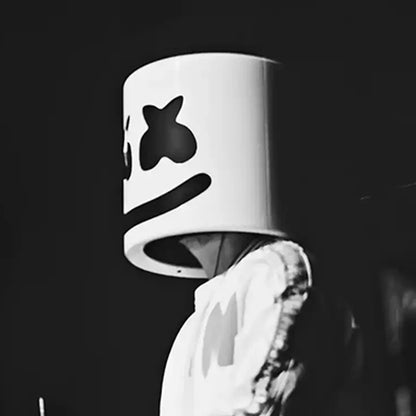 LED DJ Maska – Marshmello Štýl Helma
