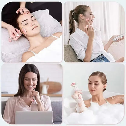 Gua Sha Set - Masážny Valček a Kamienok pre Tvár