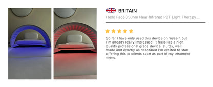 Hello Face L6 LED Maska – 630nm / 850nm Červená Svetelná Terapia