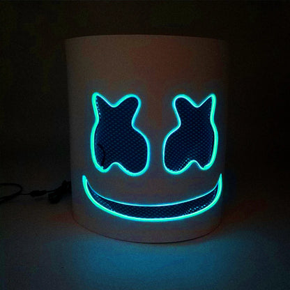 LED DJ Maska – Marshmello Štýl Helma