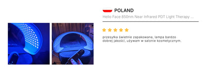Hello Face L6 LED Maska – 630nm / 850nm Červená Svetelná Terapia