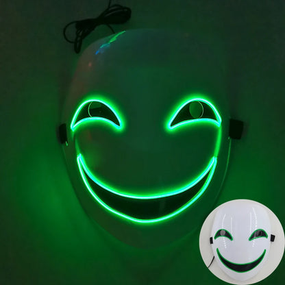 Cosplay LED Maska Squid Game – Kruh Štvorec Trojuholník ✅