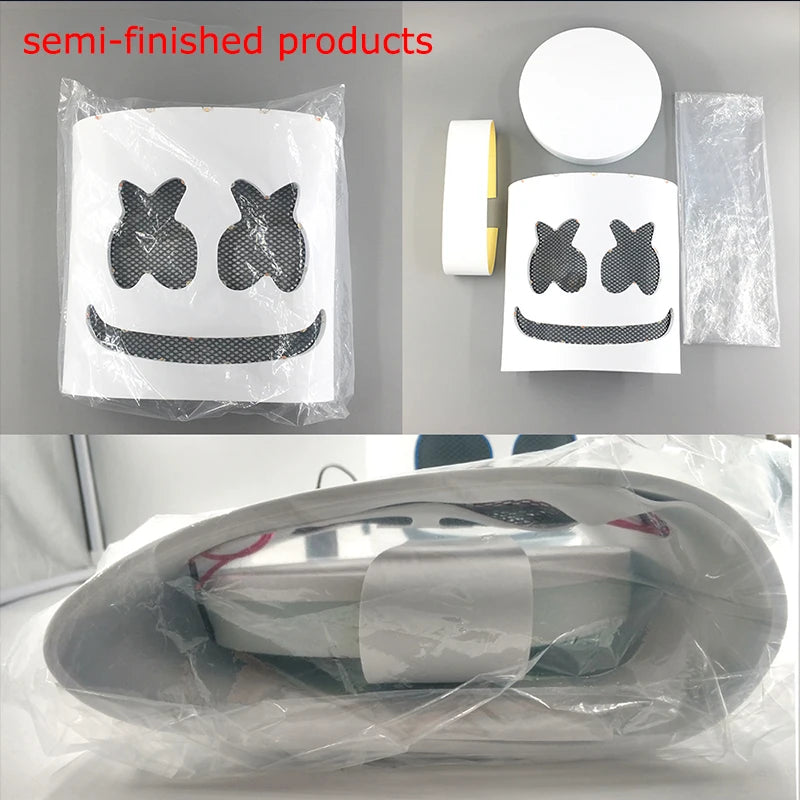 LED DJ Maska – Marshmello Štýl Helma