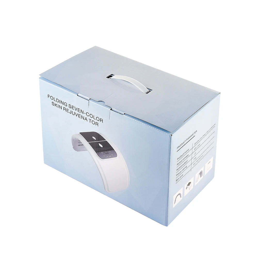 Foreverlily LED Maska – 7 Farieb Fotónová Terapia s Nano Sprejom