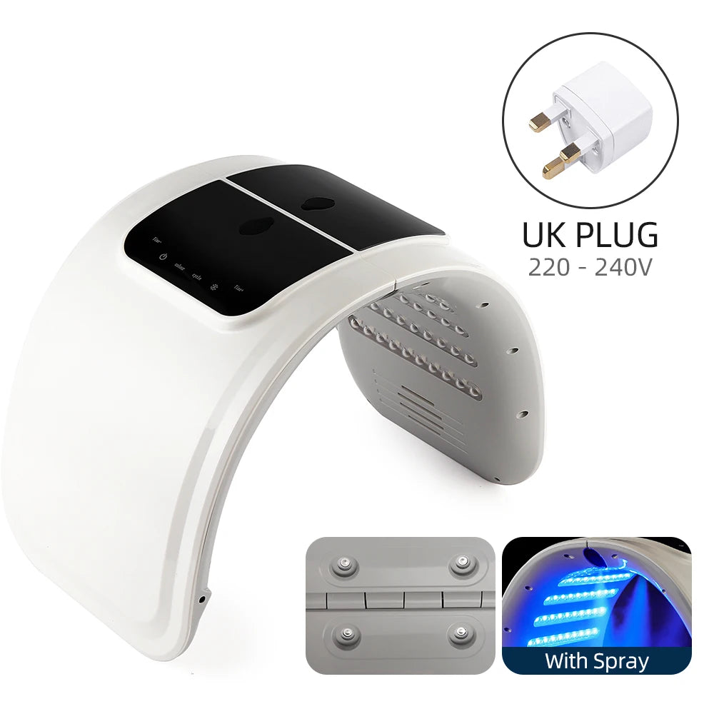 Foreverlily LED Maska – 7 Farieb Fotónová Terapia s Nano Sprejom