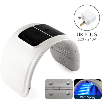 Foreverlily LED Maska – 7 Farieb Fotónová Terapia s Nano Sprejom