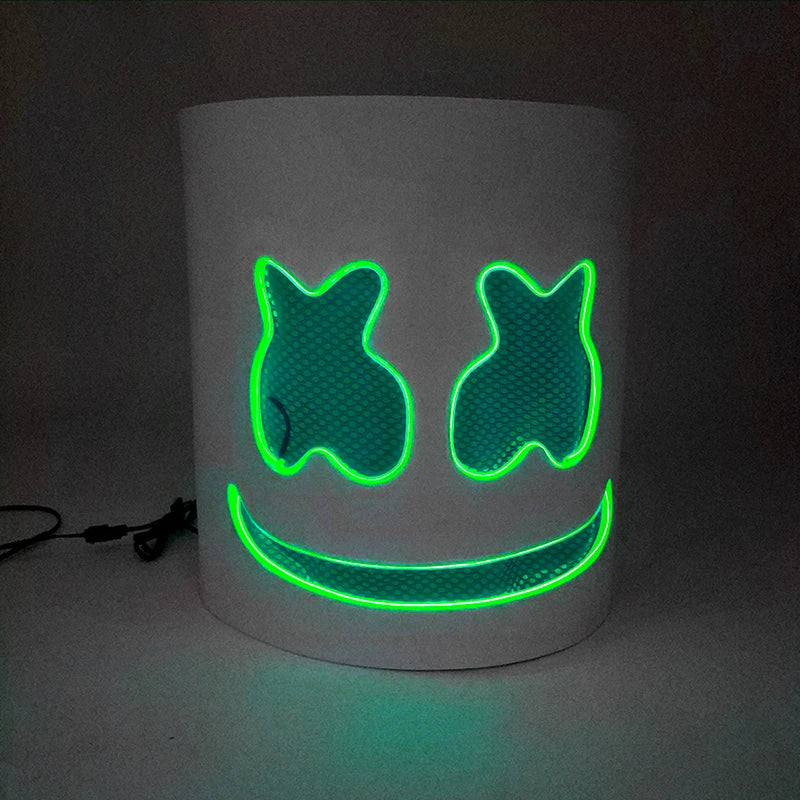 LED DJ Maska – Marshmello Štýl Helma