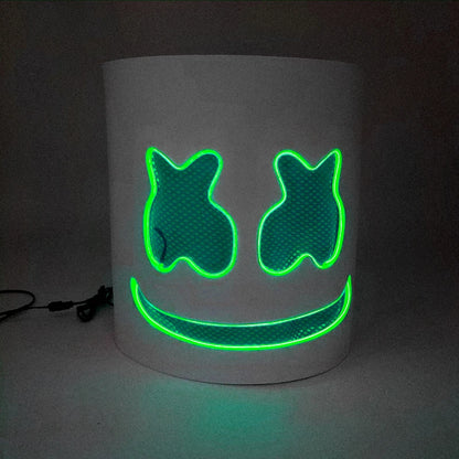 LED DJ Maska – Marshmello Štýl Helma