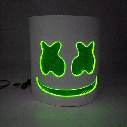 LED DJ Maska – Marshmello Štýl Helma