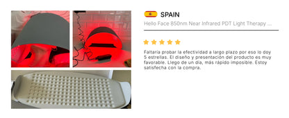 Hello Face L6 LED Maska – 630nm / 850nm Červená Svetelná Terapia