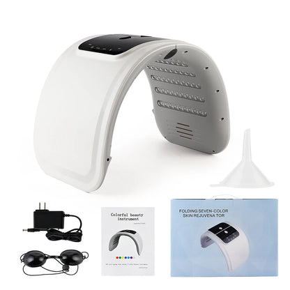 Foreverlily LED Maska – 7 Farieb Fotónová Terapia s Nano Sprejom