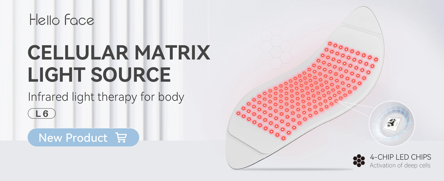 Hello Face L6 LED Maska – 630nm / 850nm Červená Svetelná Terapia