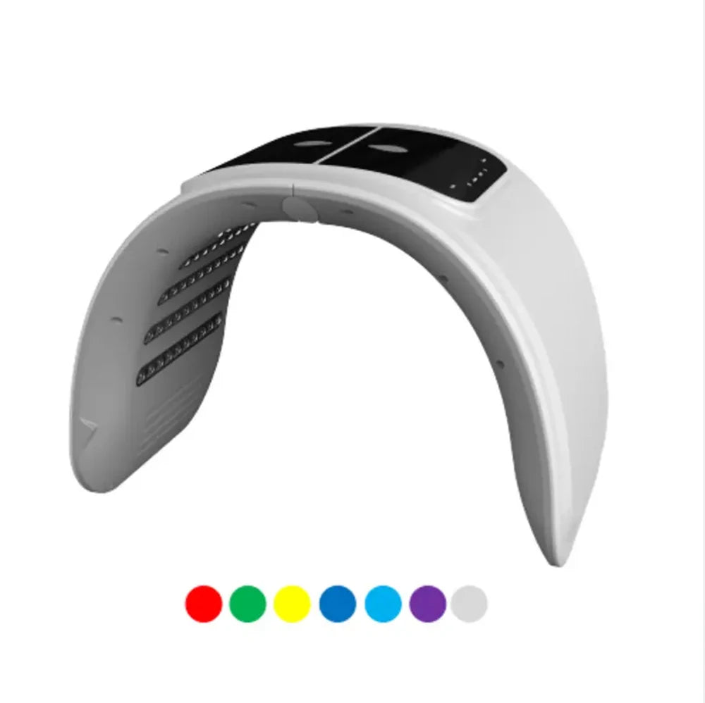 LED Maska na Tvár – 7 Farieb PDT Terapia s Nano Sprejom