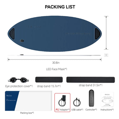 Hello Face L6 LED Maska – 630nm / 850nm Červená Svetelná Terapia