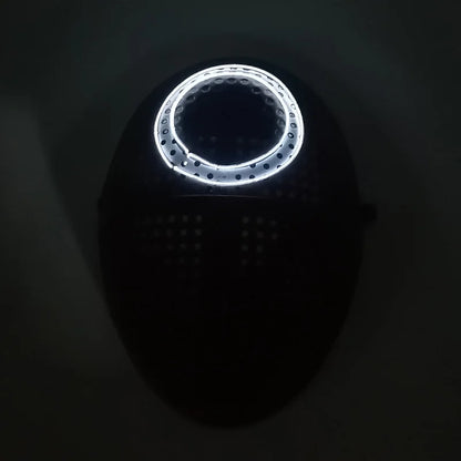Cosplay LED Maska Squid Game – Kruh Štvorec Trojuholník ✅