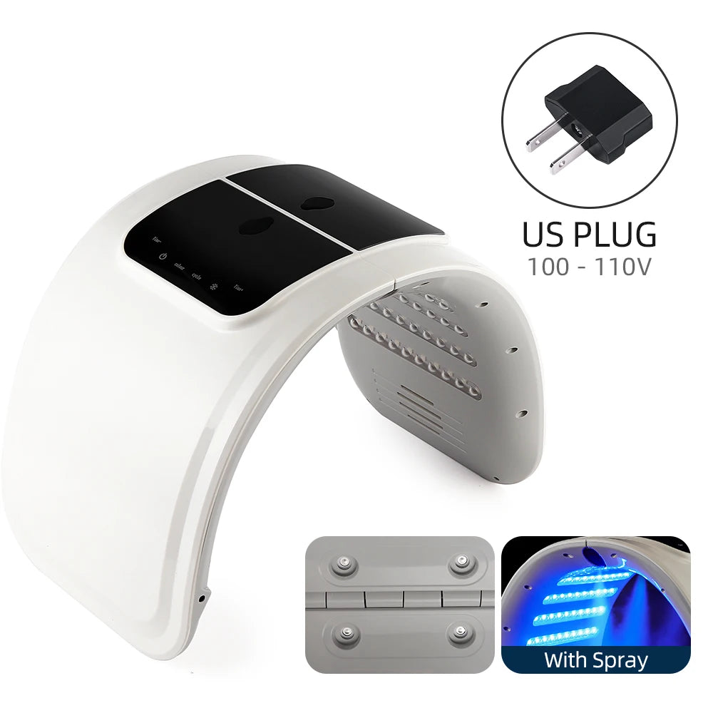 Foreverlily LED Maska – 7 Farieb Fotónová Terapia s Nano Sprejom